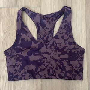 Zella Purple Floral Sports Bra
